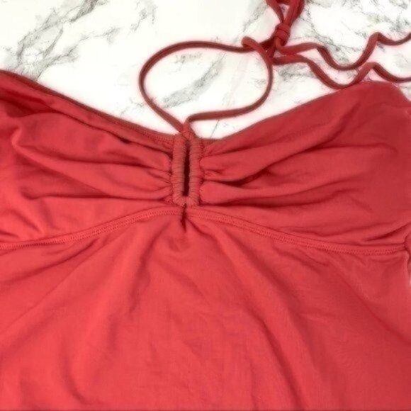 Red Halter One piece swimsuit size 14 - Picture 3 of 4